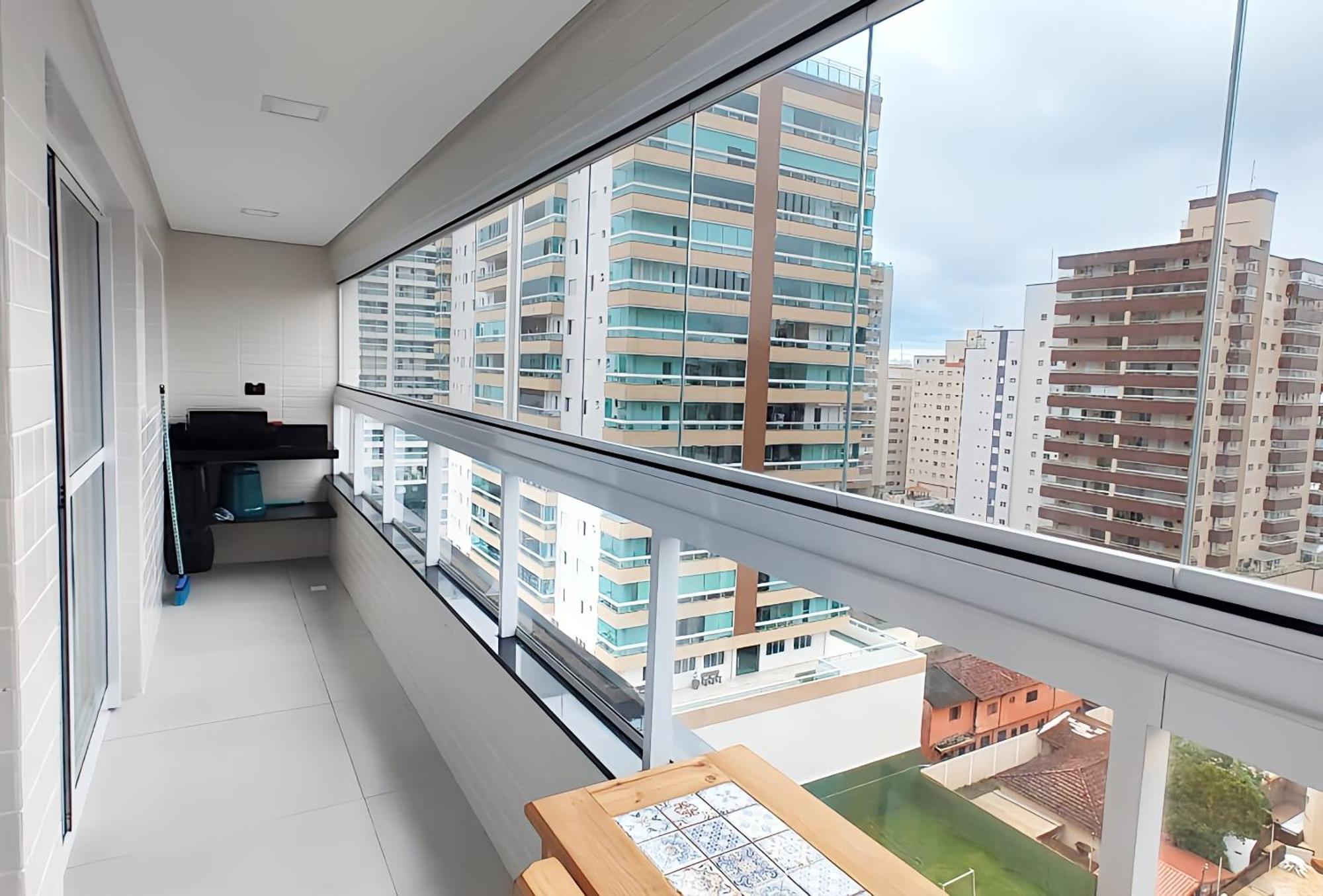 Apto Com Lazer Completo, Piscina, Ar, Mercadinho E Pet Friendly A 1 Min Da Praia برايا جراندي المظهر الخارجي الصورة